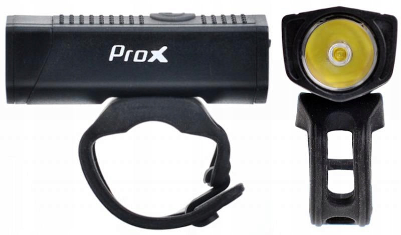Fahrradlichtset ProX Aero Plus, schwarz 