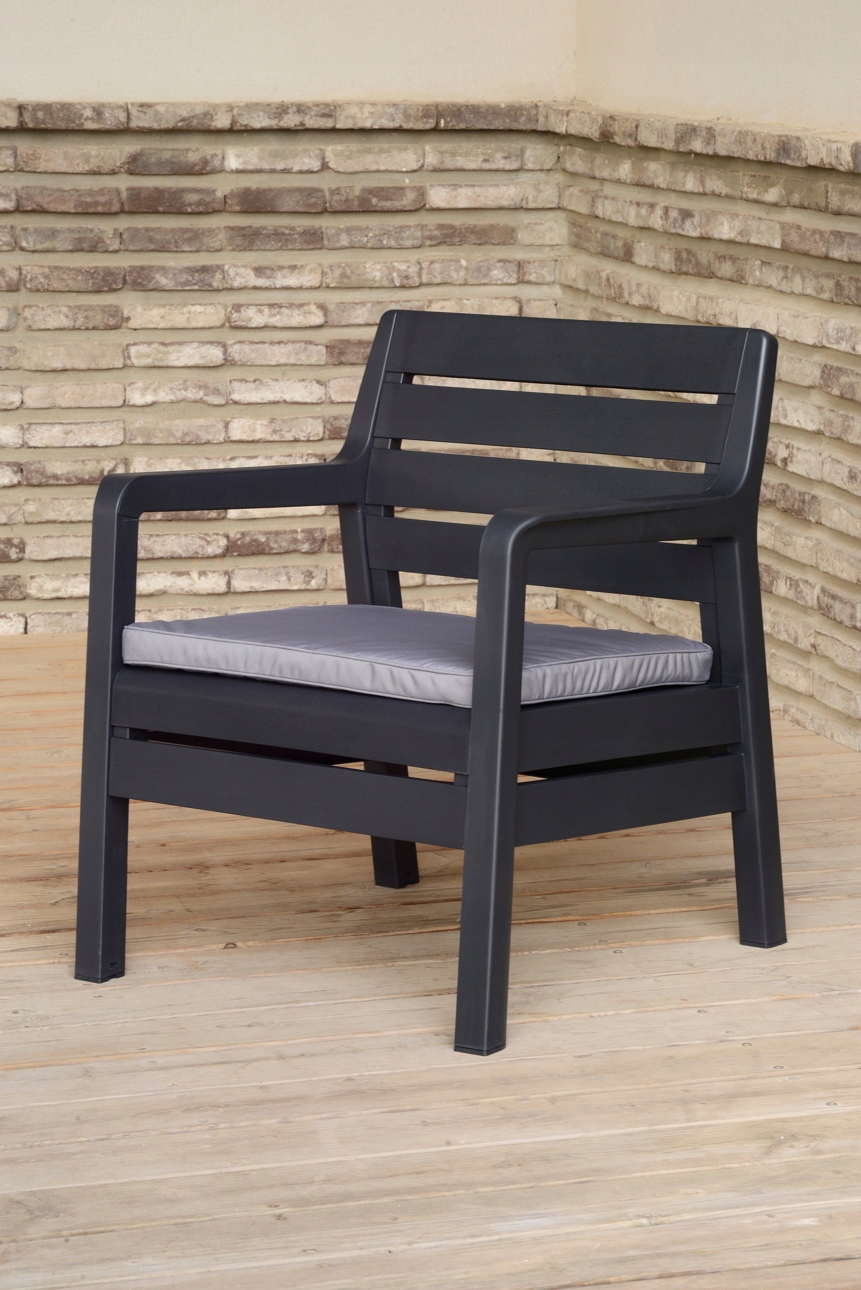 Gartenmöbelset Delano Set mit Lima 160, grau 