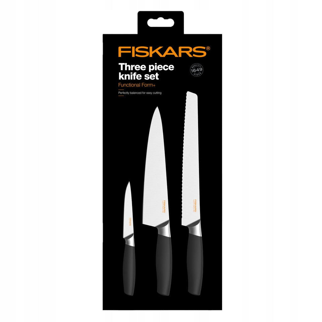Fiskars peilių rinkinys FF, 3 dalys