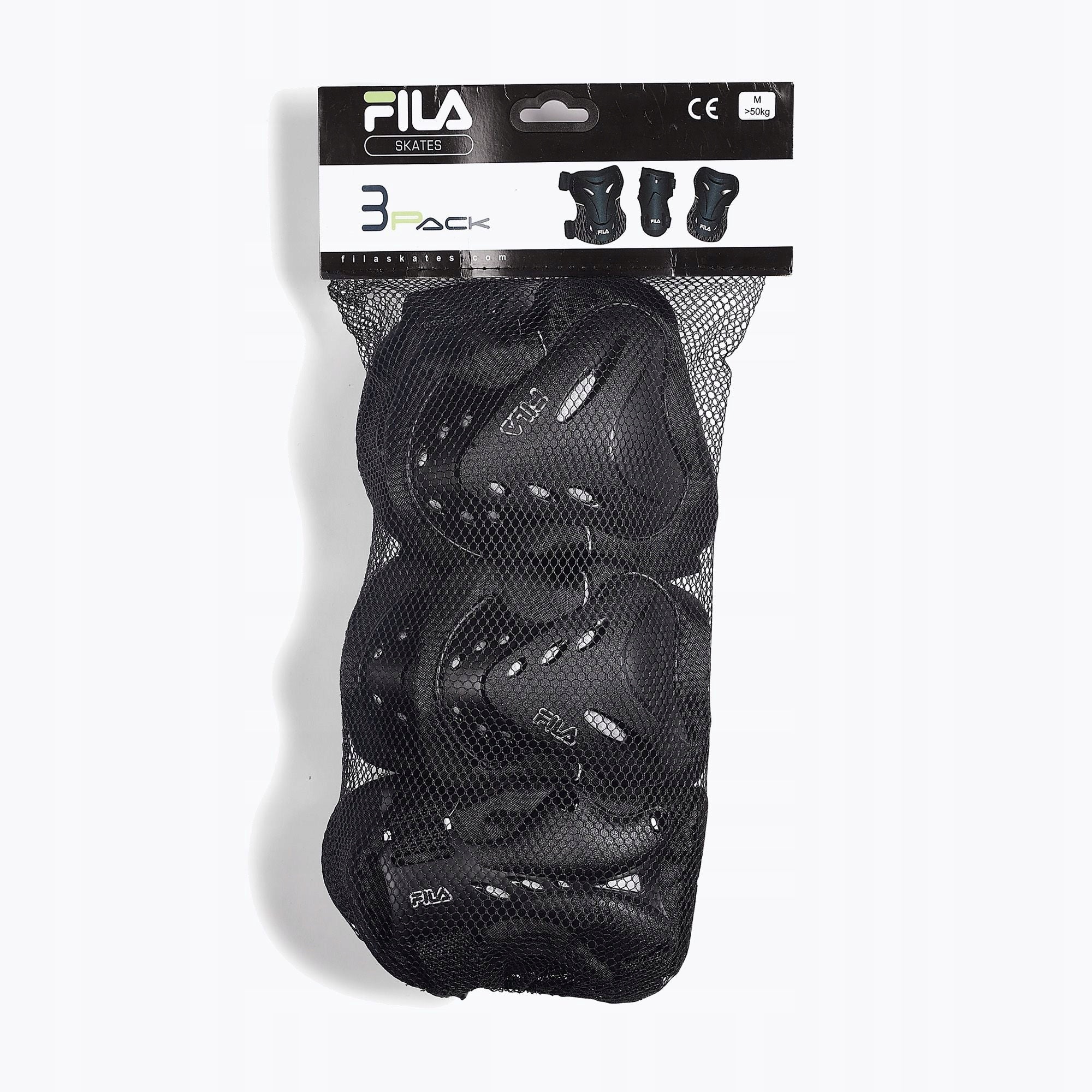 Gelenkschutz Fila Bk, schwarz 