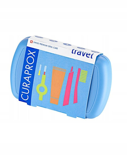 Reiseset mit Mundpflegeutensilien Curaprox: Zahnbürste + Zahnpasta, 10 ml + Interdentalbürsten, 2 Stk. 