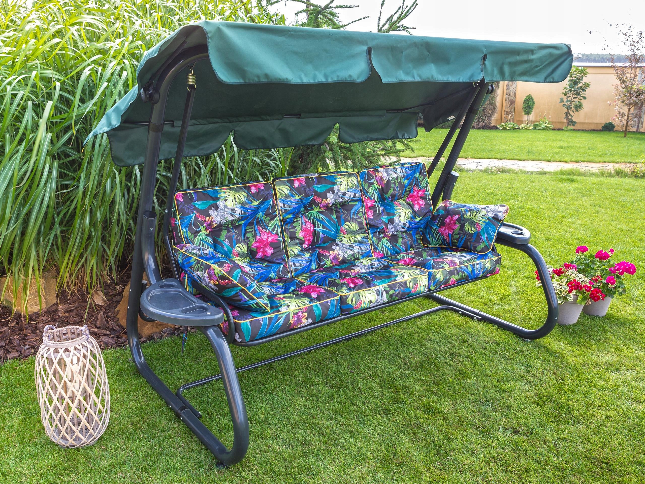 3-jų pagalvių komplektas sūpynėms Hobbygarden Venus 180 cm, įvairiaspalvis