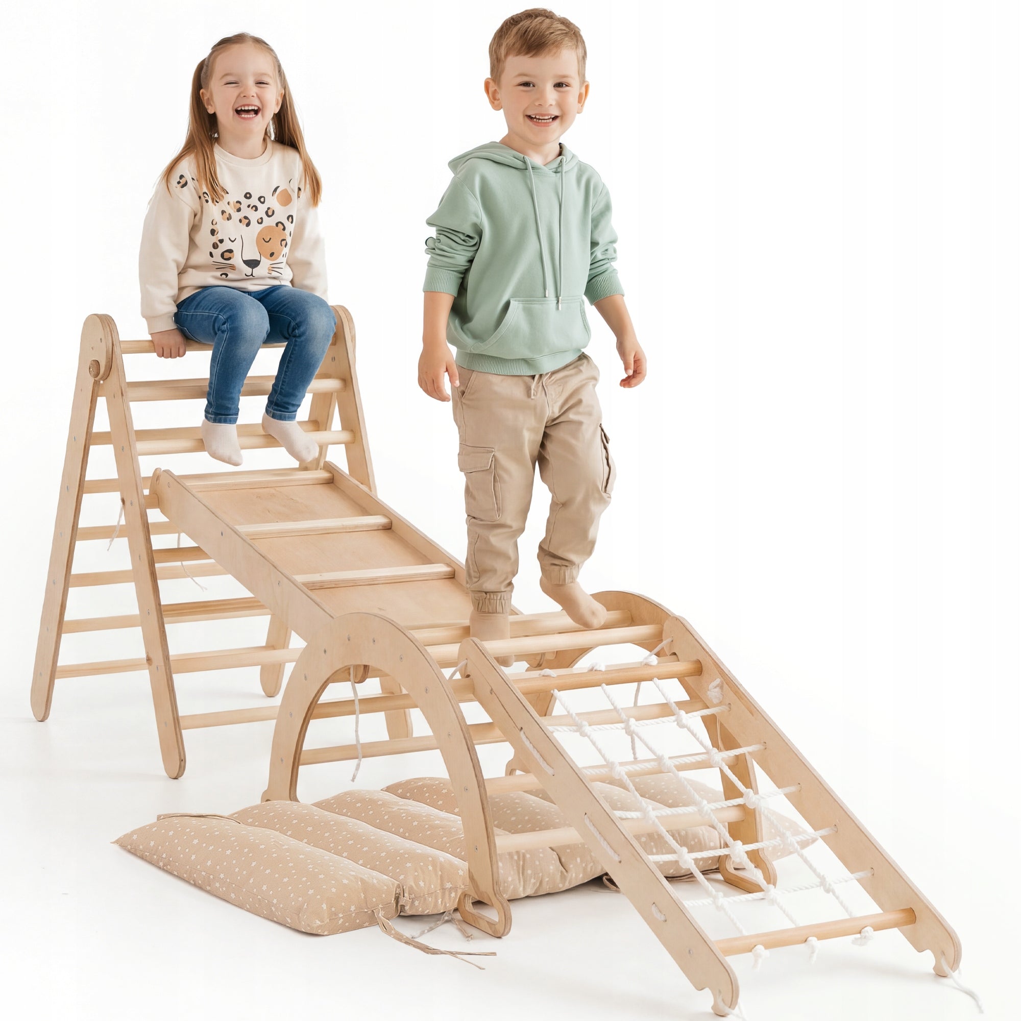 Zestaw wspinaczkowy Montessori 5-w-1 dla dzieci w wieku od 1 do 5 lat