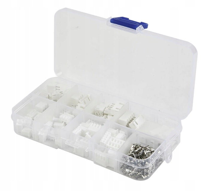 JST XH2.54 6/7/8/9/10 Pin 2,54 mm Steckverbinder (Stecker + Buchse) und Buchsen-Set für Jack Body – 260 Stück 