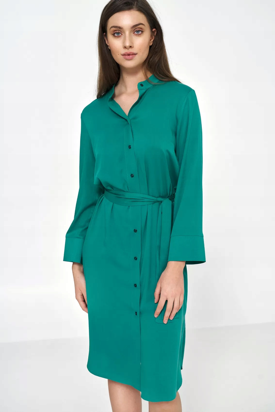 Kleid für Damen S217, grün 