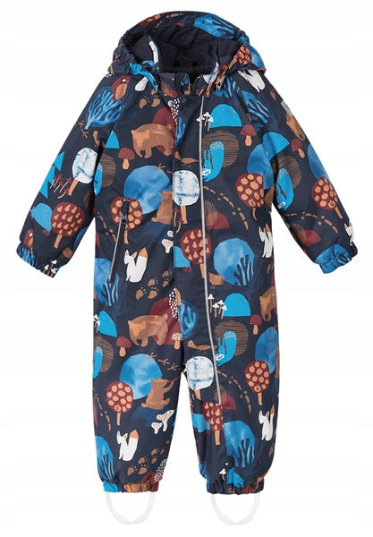 Reima Kinderoverall 160g Puhuri 5100116A*6988, dunkelblau/braun 6438429867043 