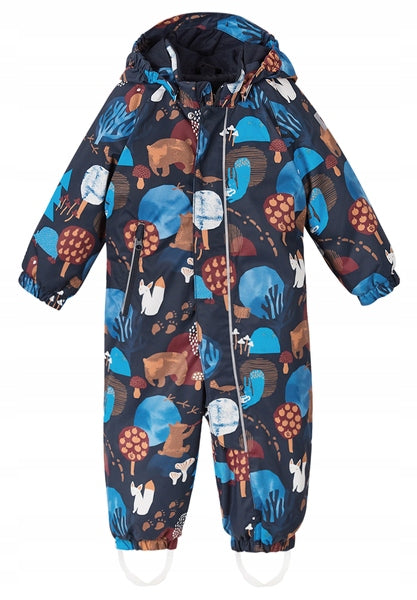 Reima Kinderoverall 160g Puhuri 5100116A*6988, dunkelblau/braun 6438429867043 