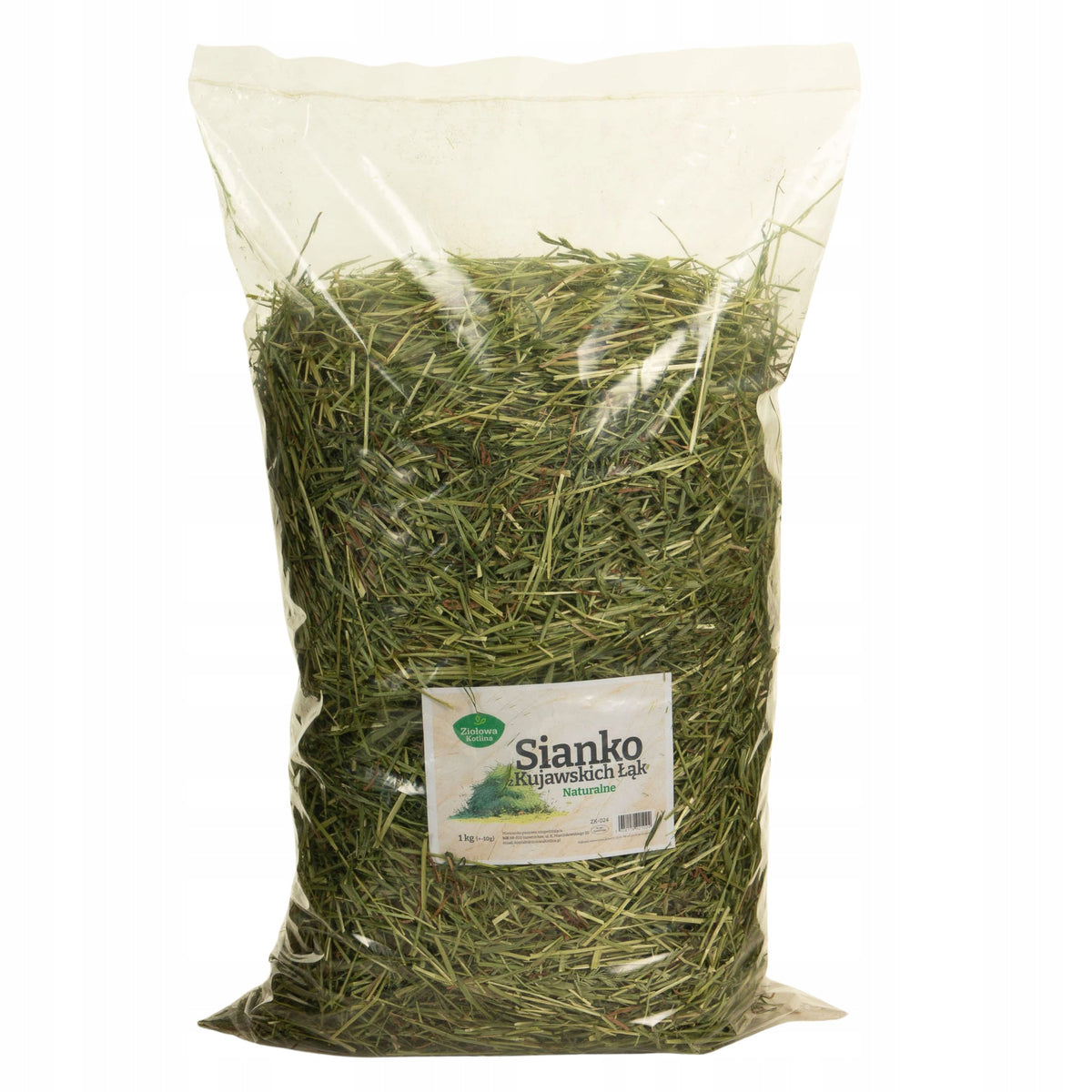 Ziołowa Kotlina Hay For Rabbit Pig Rodents Natural 1kg