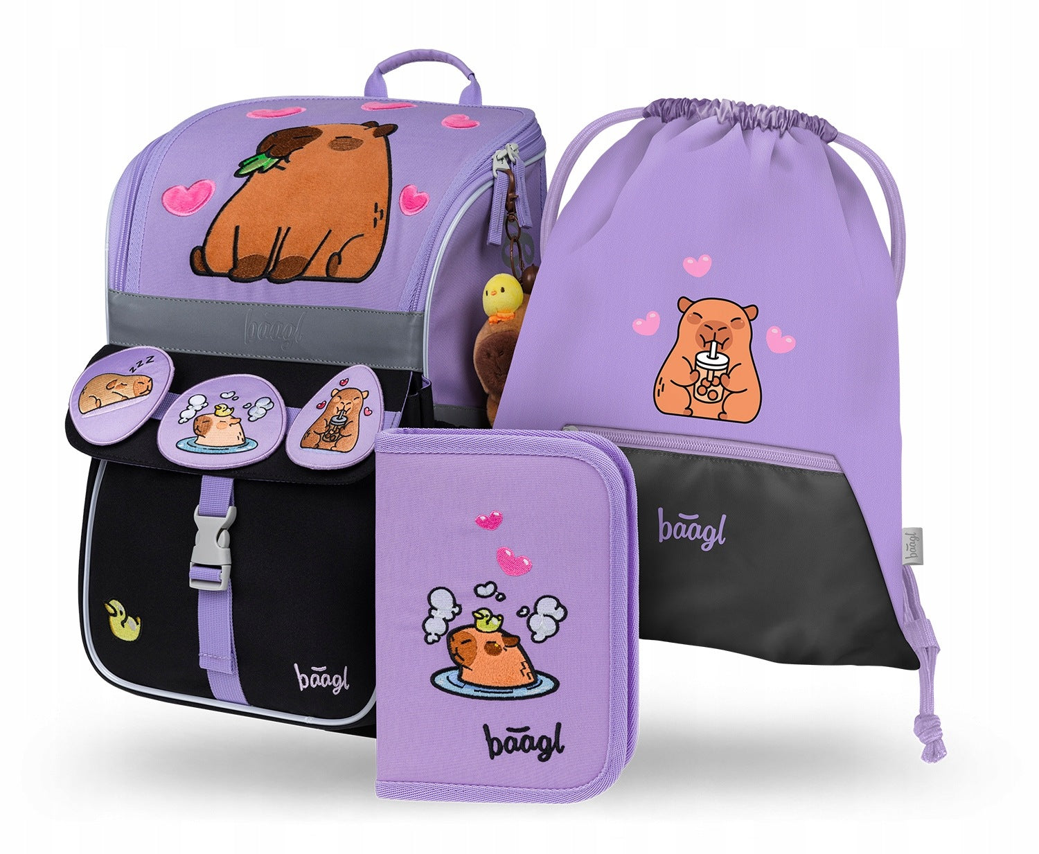 Zippy Kapybara School Set