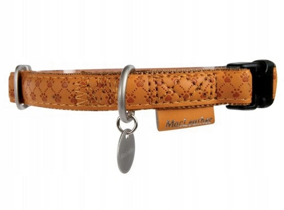 Zolux Adjustable Collar Mac Leather 20mm Yellow [522040JA]