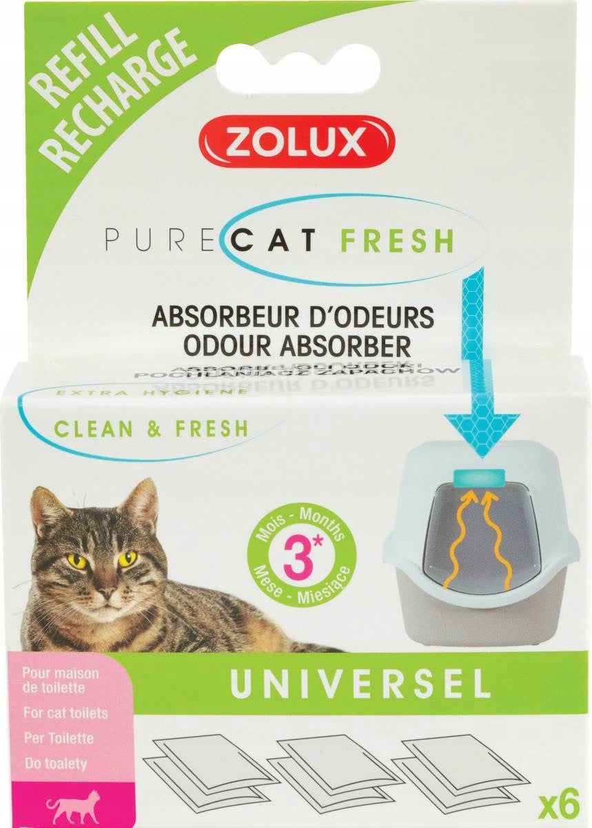 Zolux | Purecat Fresh | Odor absorber cartridges Manufacturer code 3336025903024