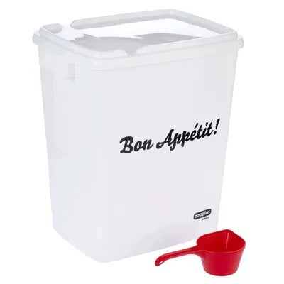 Zooplus basics food container 27l + measuring cup