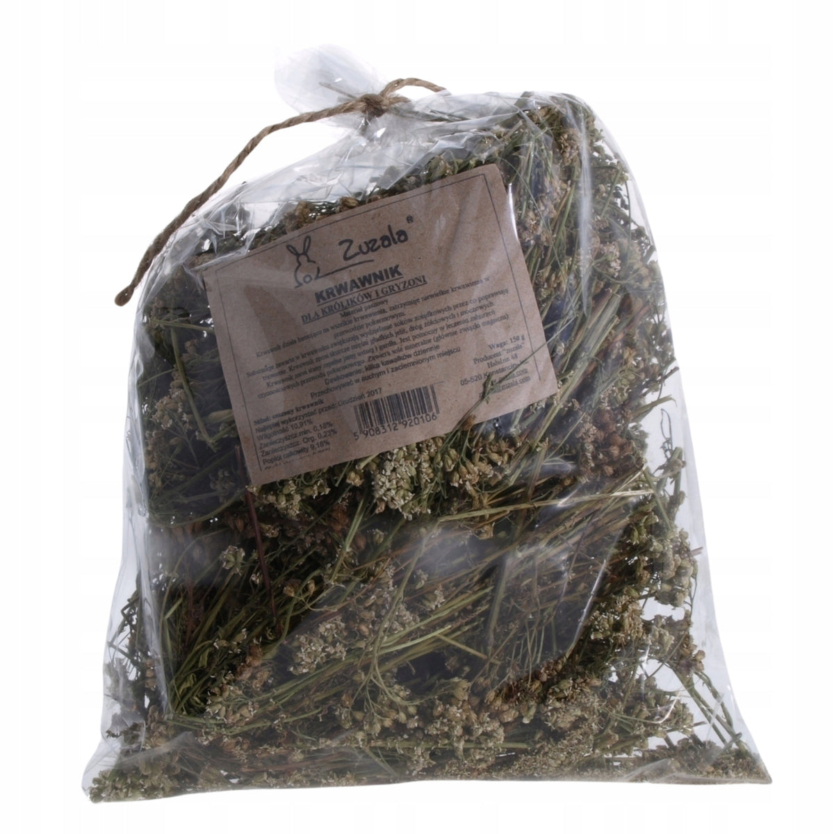 Zuzala Dried Yarrow for Rabbits and Bite. 150 g