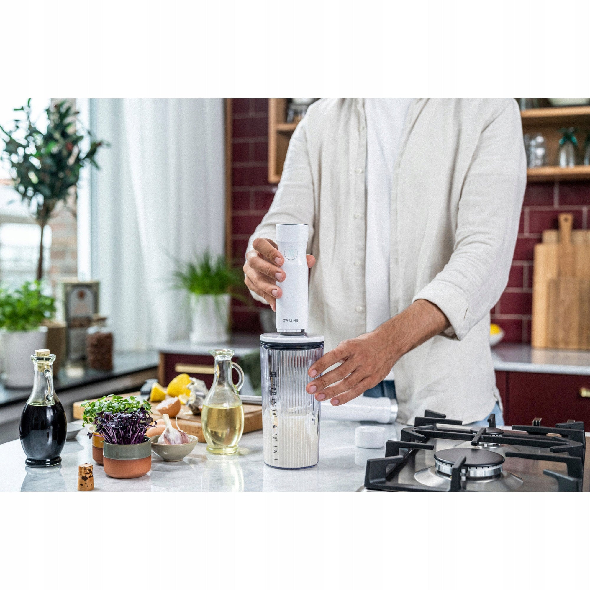 Zwilling Enfinigy Hand Blender, White Brand Zwilling