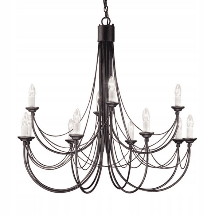 Hängelampe Elstead Lighting Carisbrooke CB12-BLACK 