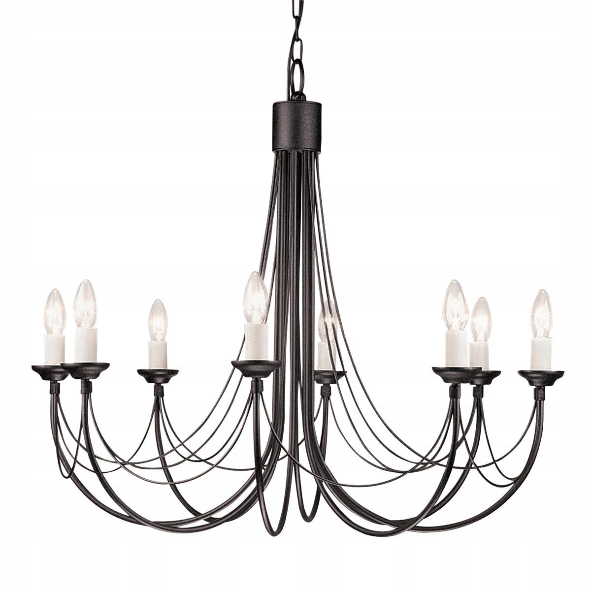 Pakabinamas šviestuvas Elstead Lighting Carisbrooke CB8-BLACK