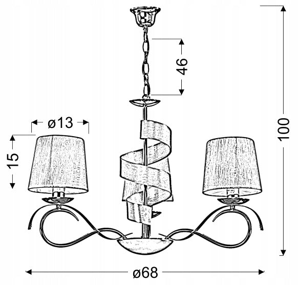 Candellux Šviestuvas Denis 3
