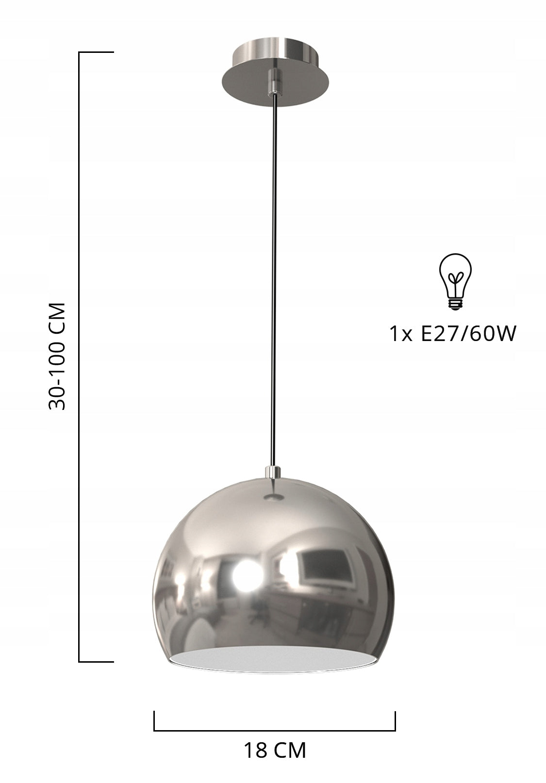 Luminex pakabinamas šviestuvas Cool
