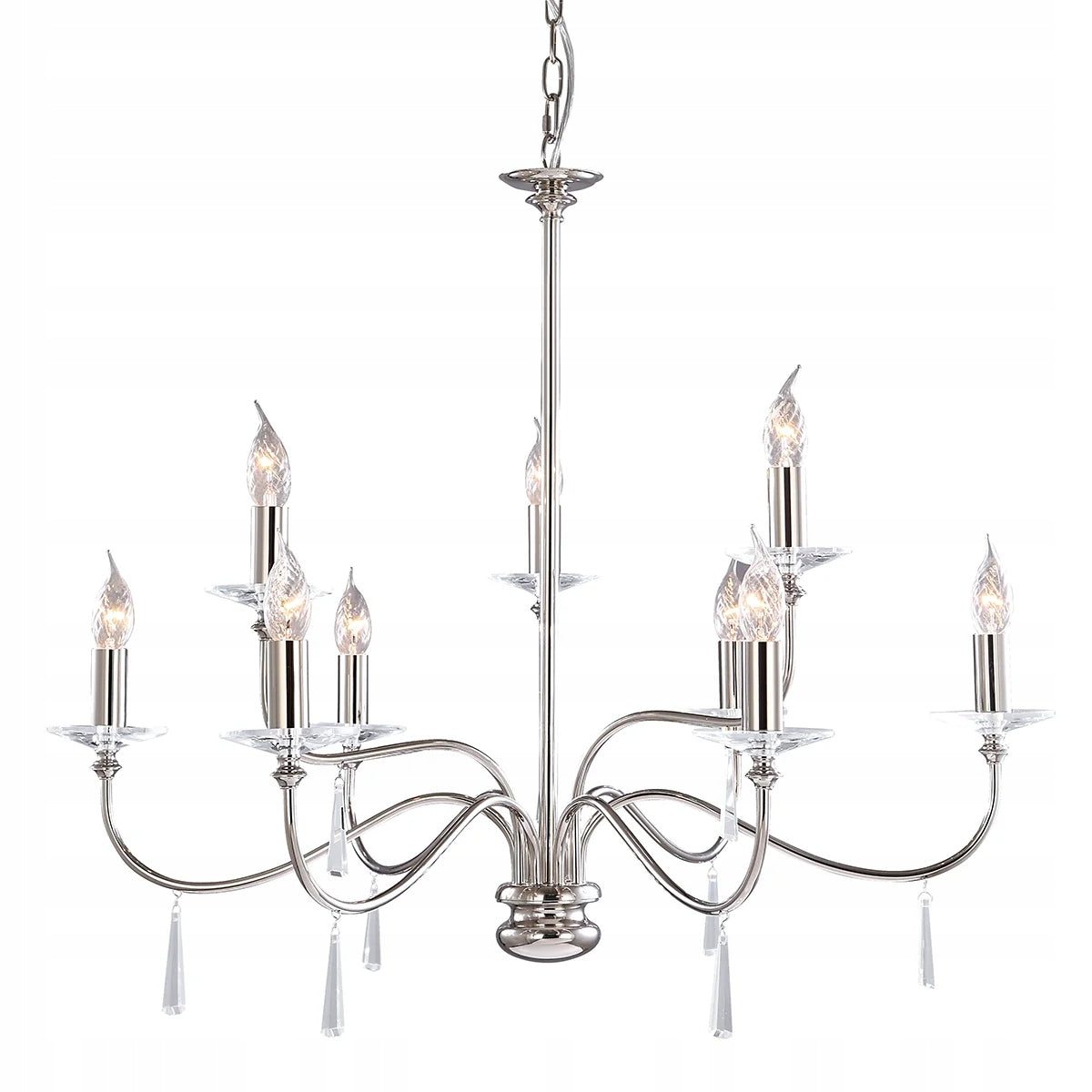 Pakabinamas šviestuvas Elstead Lighting Finsbury park FP9-POL-NICKEL