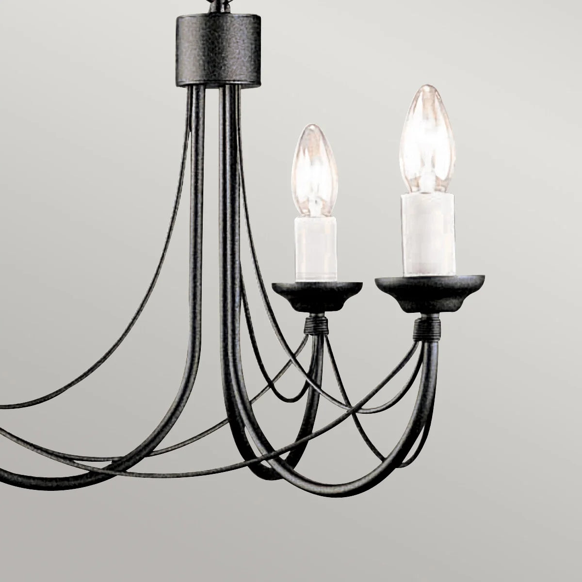Pakabinamas šviestuvas Elstead Lighting Carisbrooke CB3-BLACK