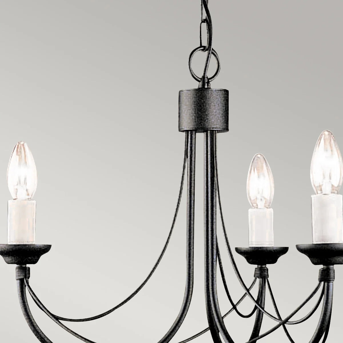 Pakabinamas šviestuvas Elstead Lighting Carisbrooke CB3-BLACK
