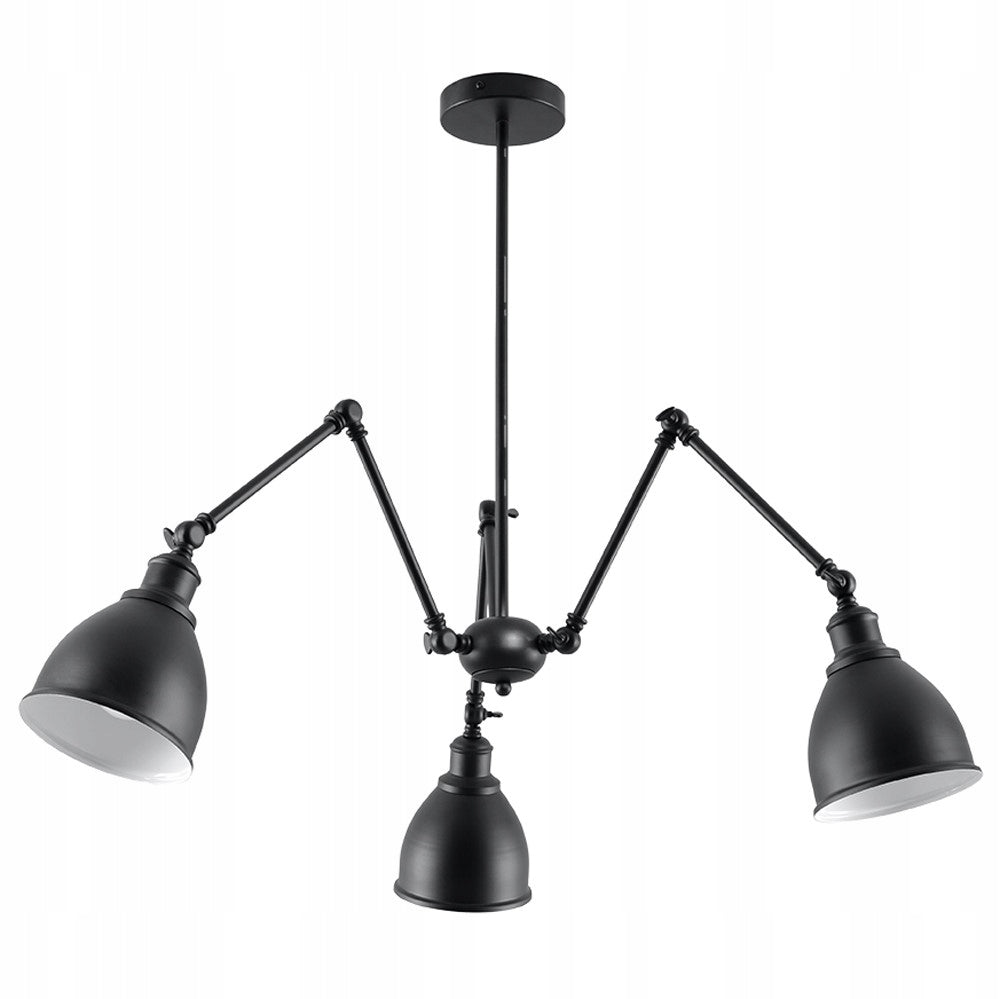Sollux Pendelleuchte Stark Shade 3 Schwarz 