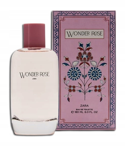 a491 WOMEN'S PERFUME ZARA WONDER ROSE 180ml box - just like before.