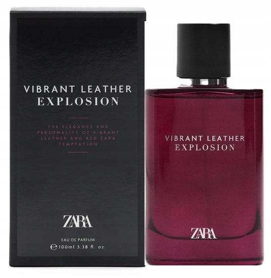 a695 MEN'S PERFUME ZARA VIBRANT LEATHER EXPLOSION 100 ml EDP!!!
