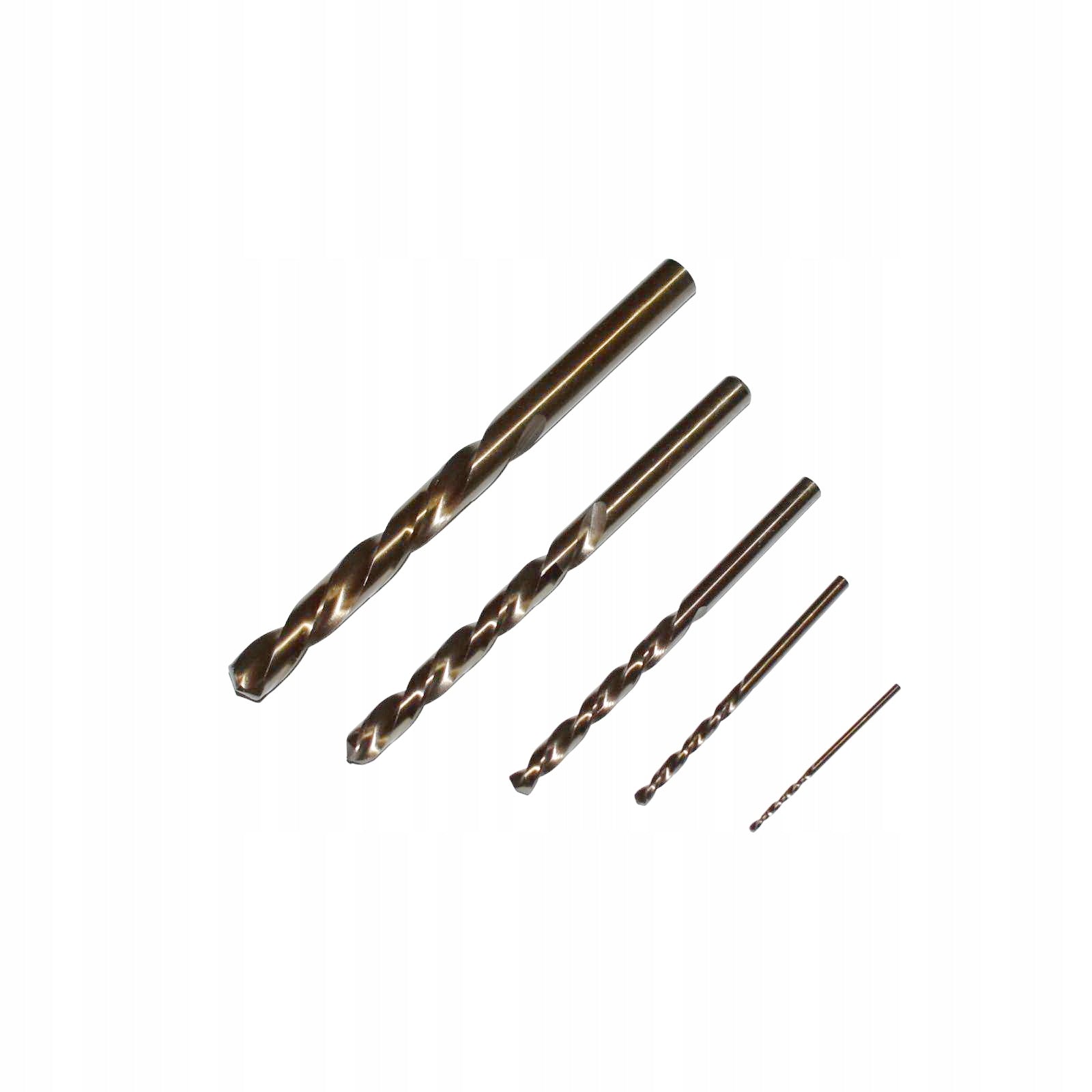 Kobalto grąžtų rinkinys kairiarankiams metalui, 1,5–9 mm HSSCo