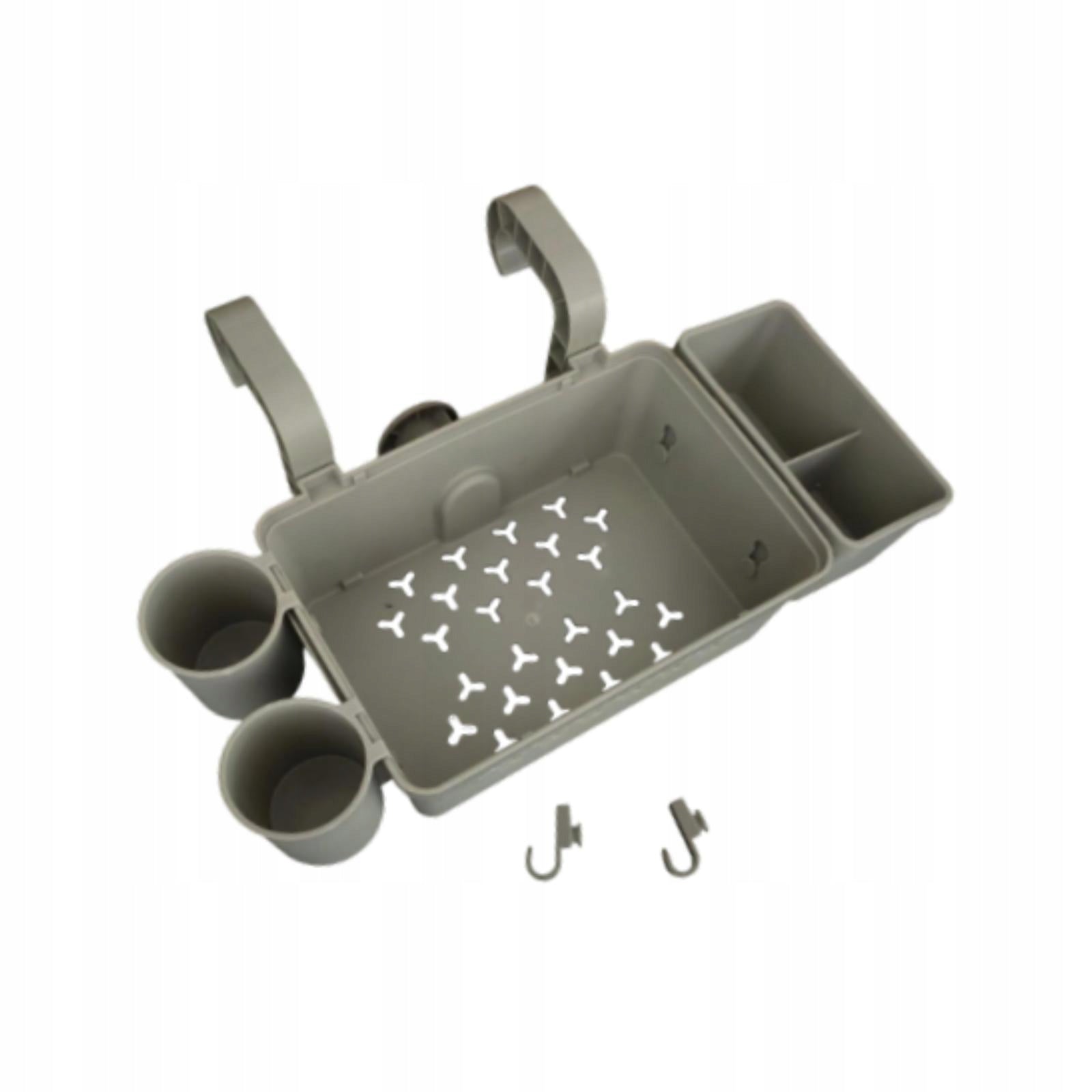 above Ground Pool Basket Swimming Pool Organizer for Towels Beverages Grey Kind open bag