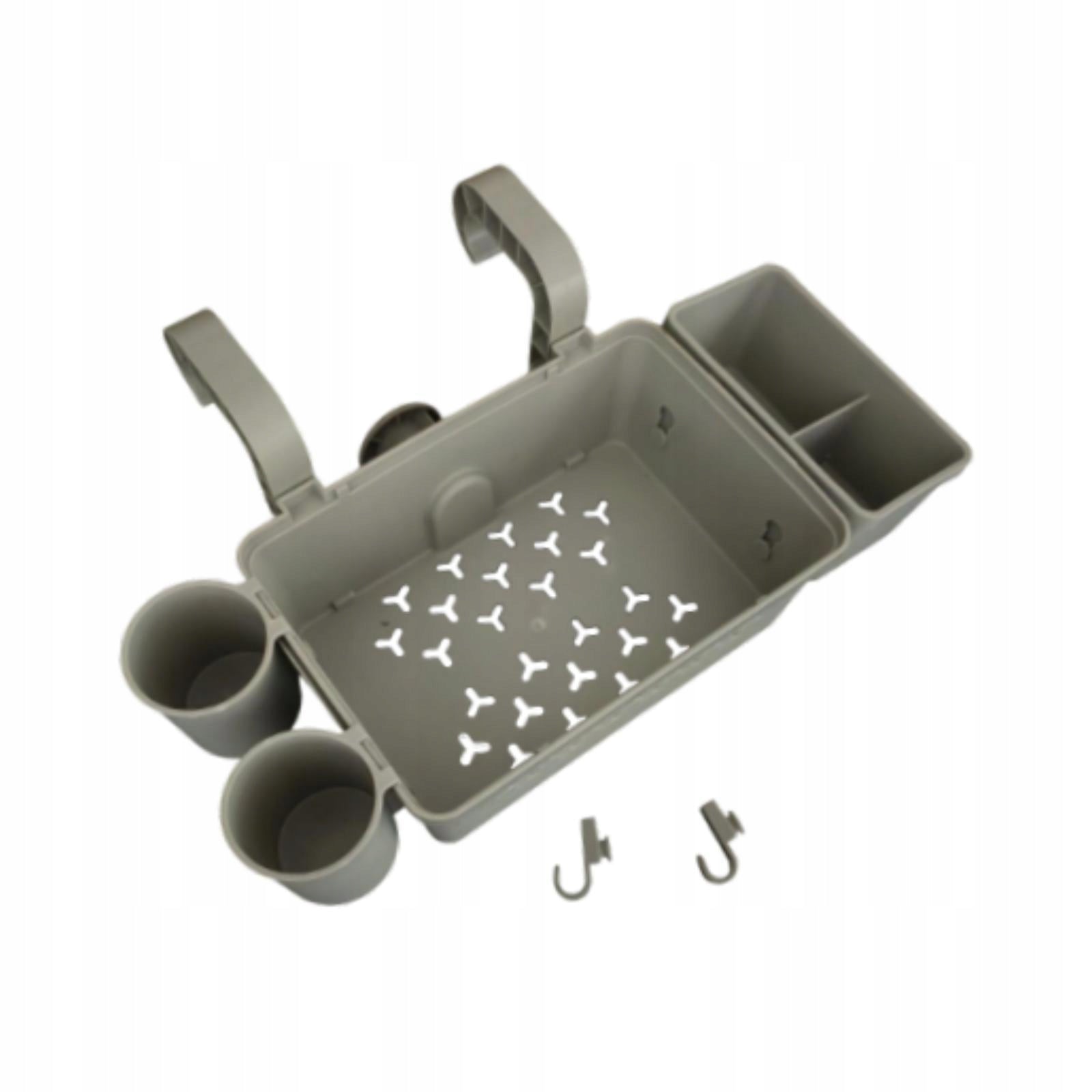 above Ground Pool Basket Swimming Pool Organizer for Towels Beverages Grey Packaging status original