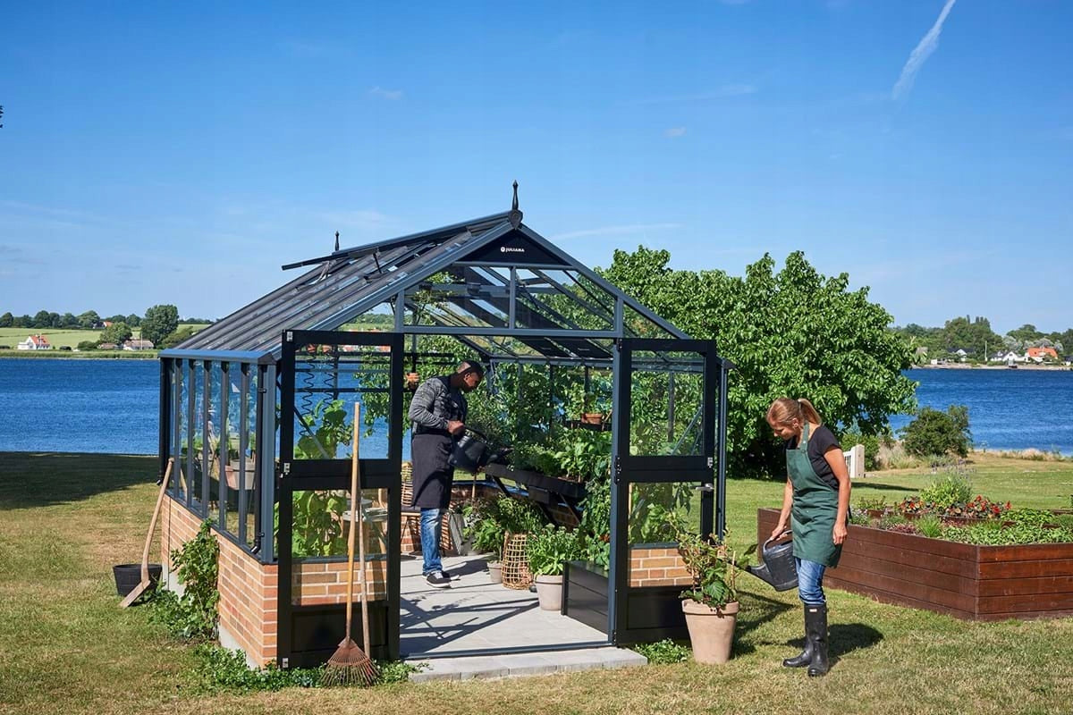 acm GREENHOUSE ON THE FOUNDATION PREMIUM 13M2 JULIANA aluminium tempered glass EAN (GTIN) 5701701098048