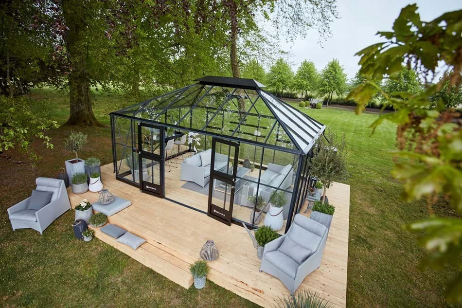 acm GREENHOUSE ORANGERY WINTER GARDEN GRAND 18,8 m2 on the foundation EAN (GTIN) 5701701098574