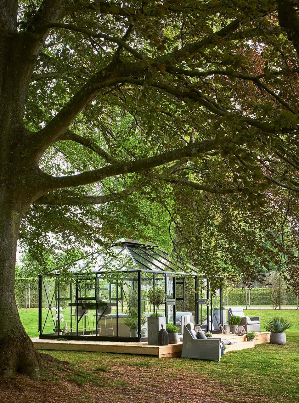 acm GREENHOUSE ORANGERY WINTER GARDEN GRAND 18,8 m2 on the foundation Length 5.11 m