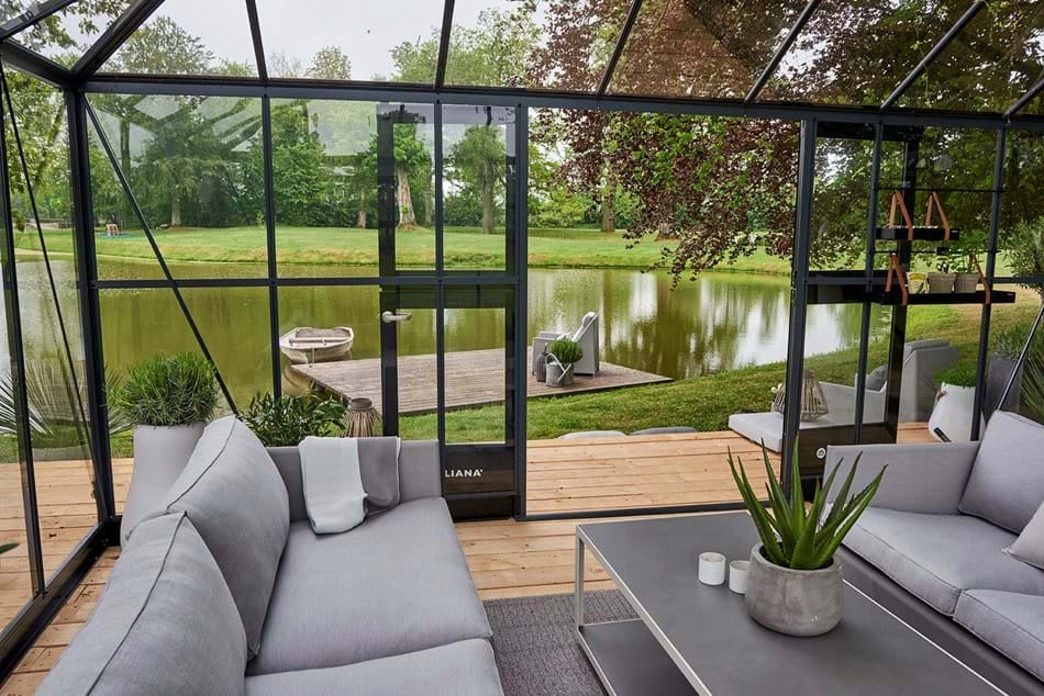 acm GREENHOUSE ORANGERY WINTER GARDEN GRAND 18,8 m2 on the foundation Product height 2790 cm