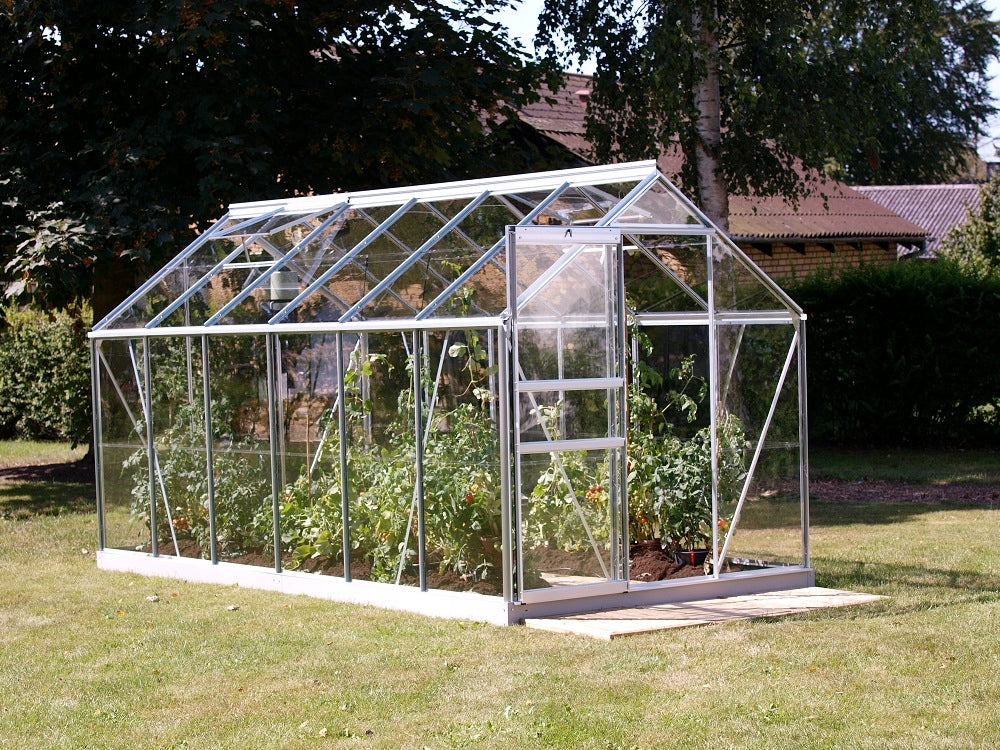 acm GREENHOUSE aluminium ENGLISH VENUS 7,5 m2 1,93x3,84m GLASS + base Packaging status original