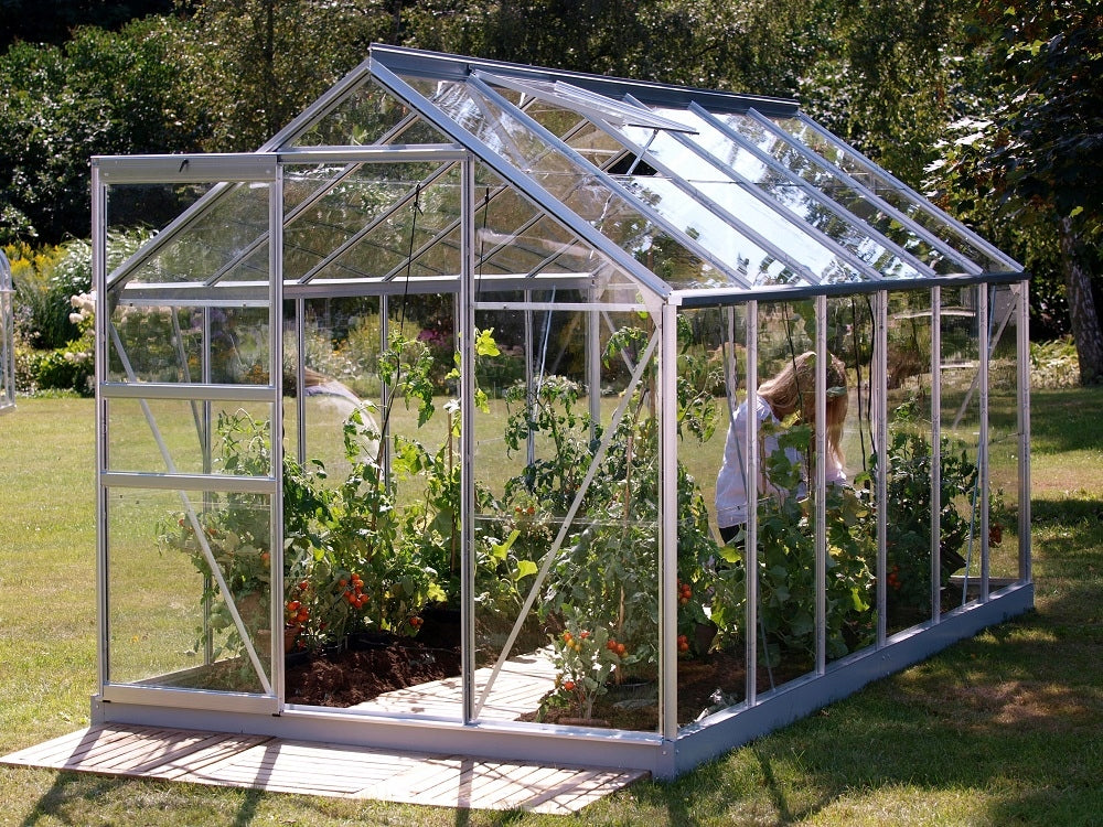 acm GREENHOUSE aluminium ENGLISH VENUS 7,5 m2 1,93x3,84m GLASS + base