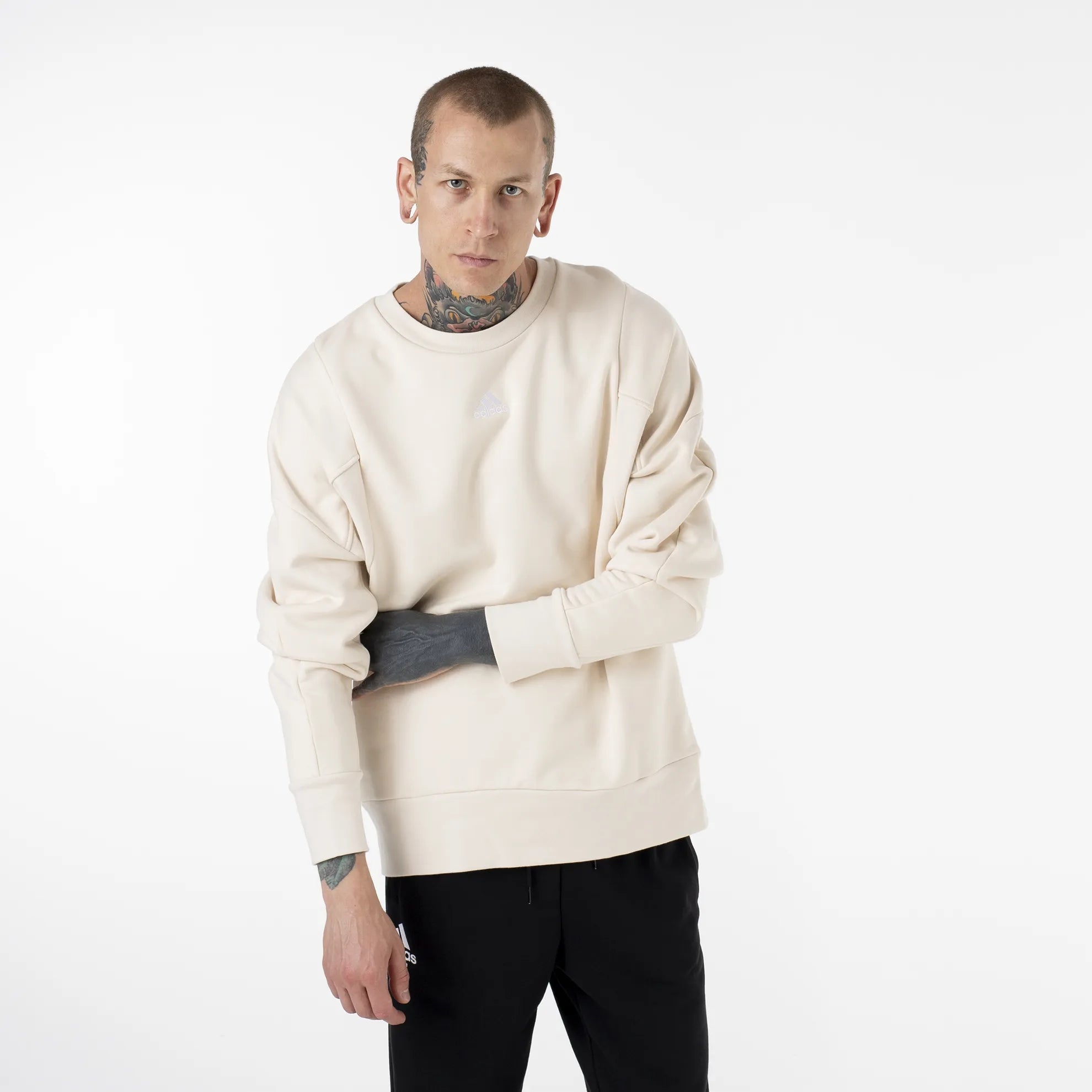 Pullover für Herren Adidas M FI DBLKNT FZ, grau 