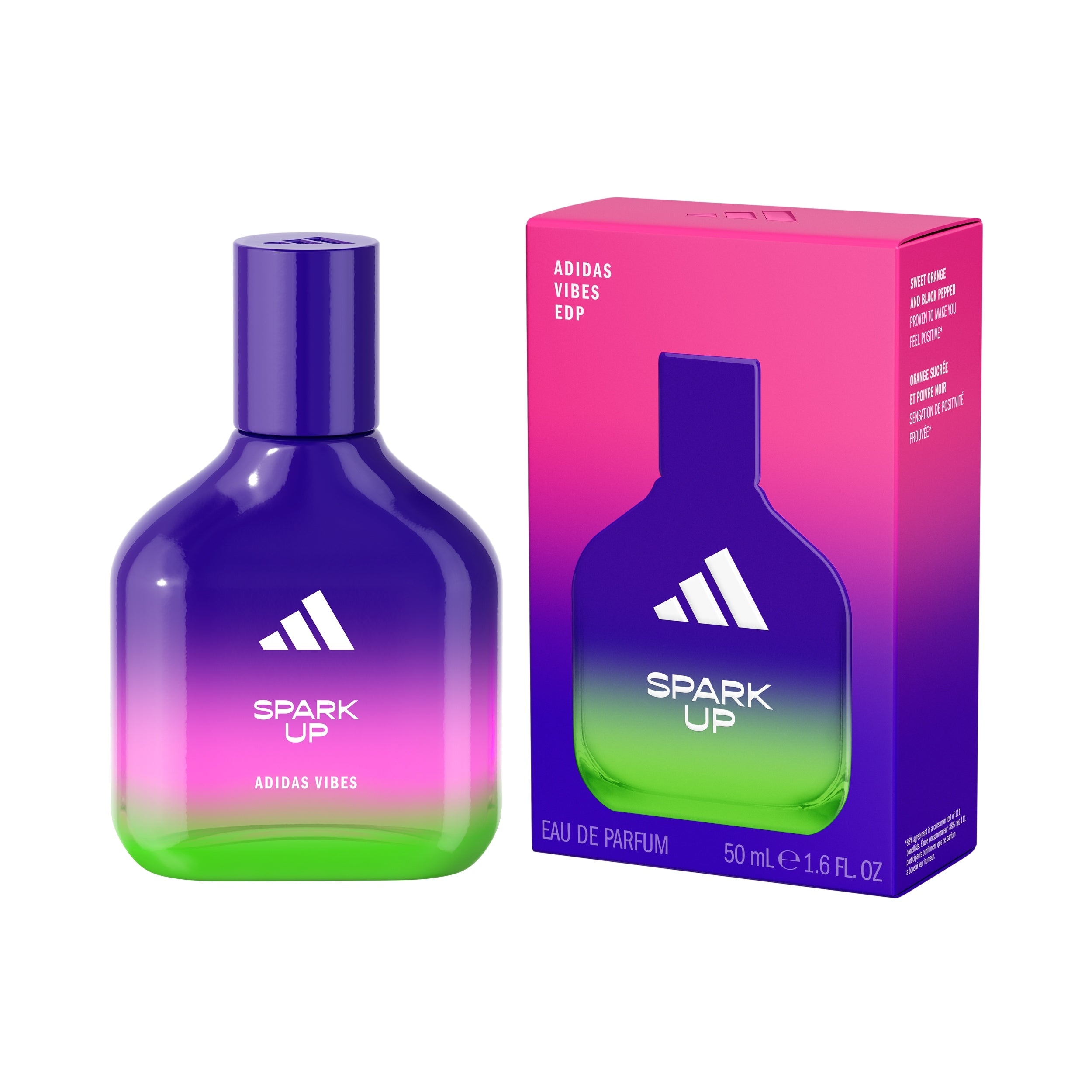 adidas Vibes Spark Up unisex eau de parfum 50 ml Packaging status original