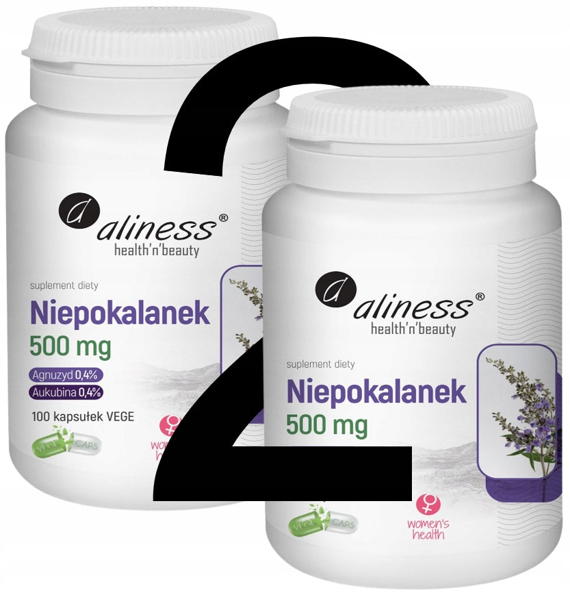 aliness - IMMACULATE 500 mg | Menopause | PMS | Female herb | 100 k. x2