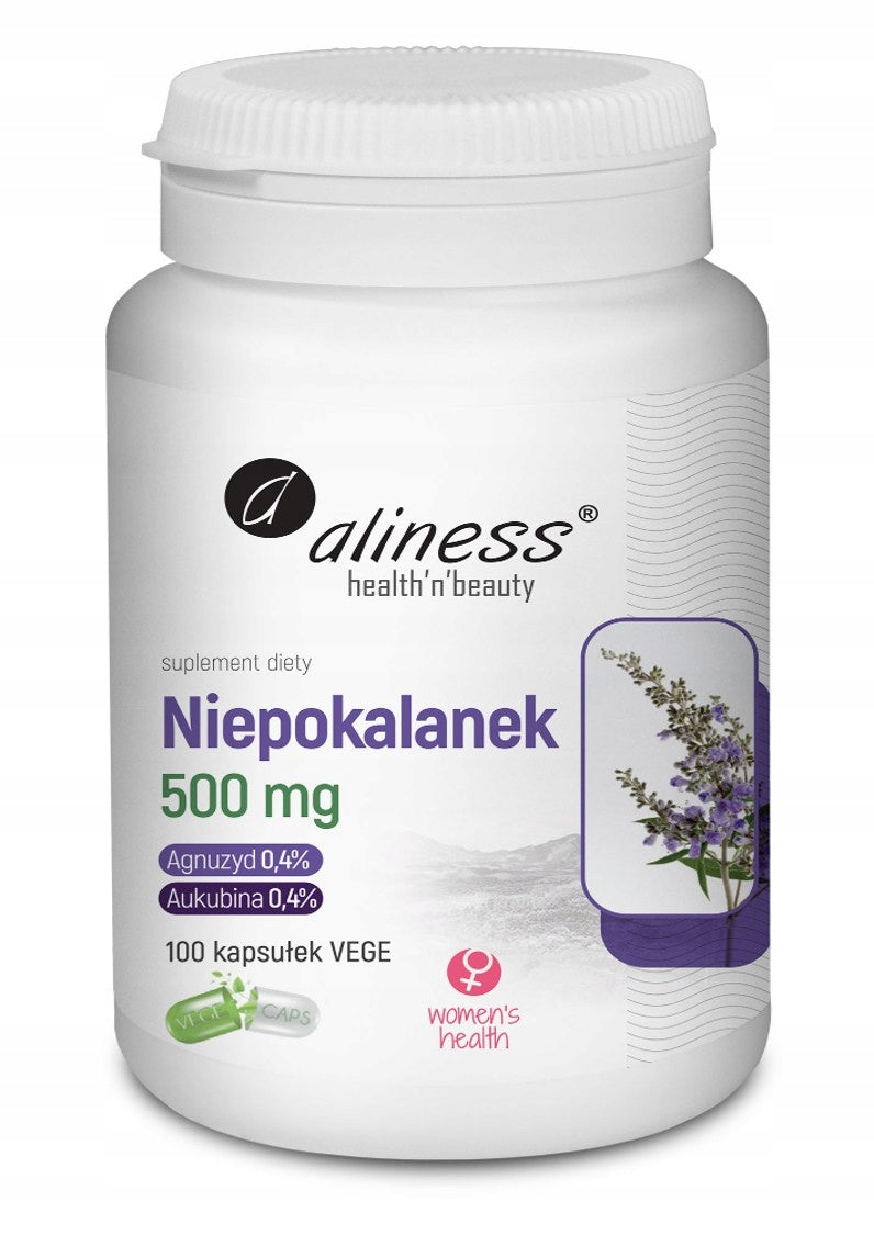 aliness - IMMACULATE 500 mg | Menopause | PMS | Female herb | 100 kaps.