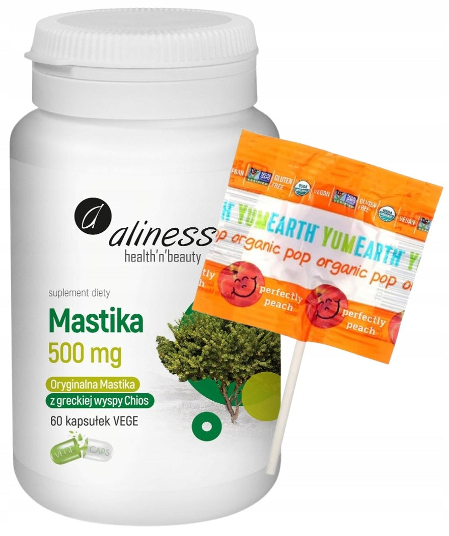 aliness - MASTIKA | ulcers | Helicobacter Pylori | 500mg x 60 kaps + FREEBIE