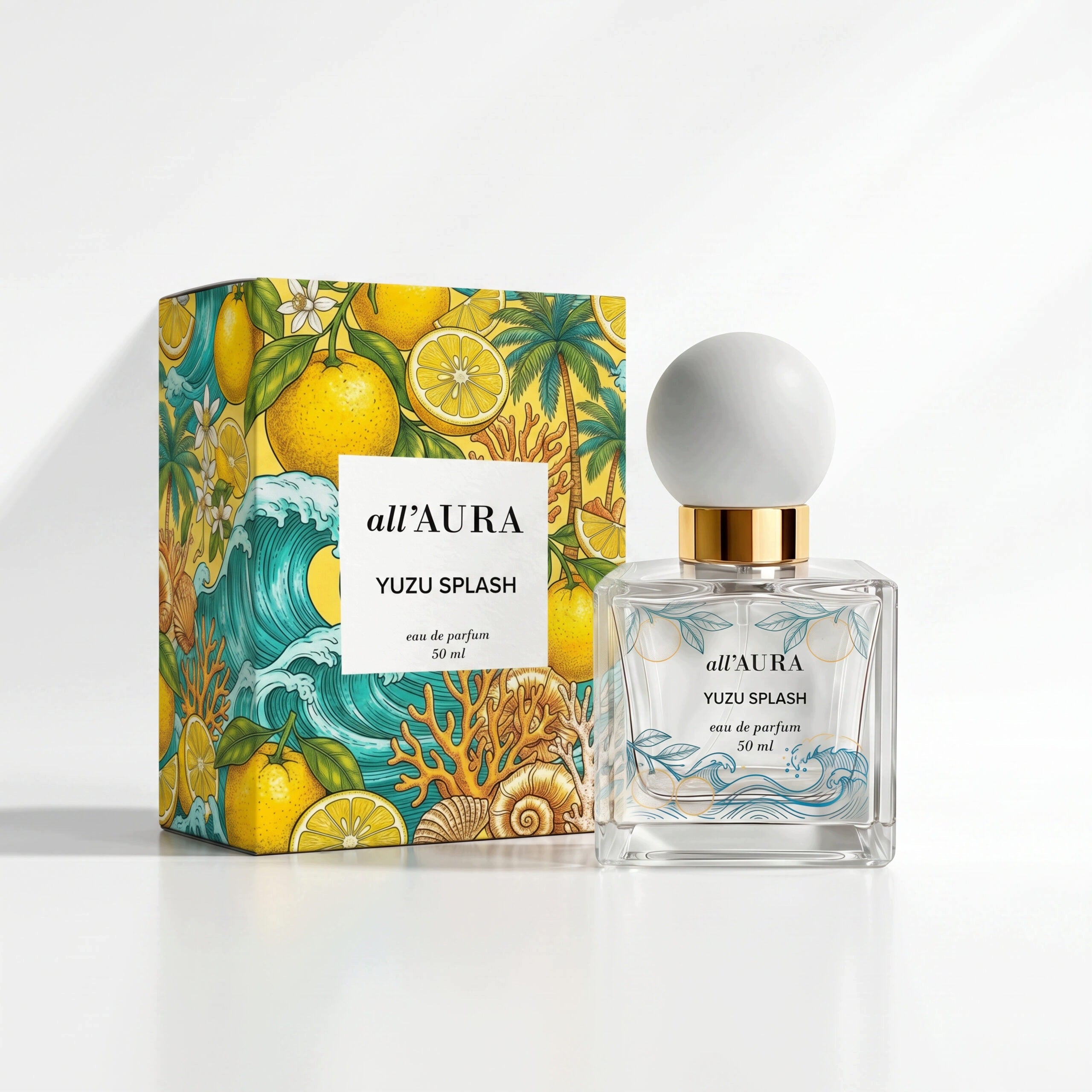 all'AURA Yuzu Splash Perfumed Water 50ml Brand no brand