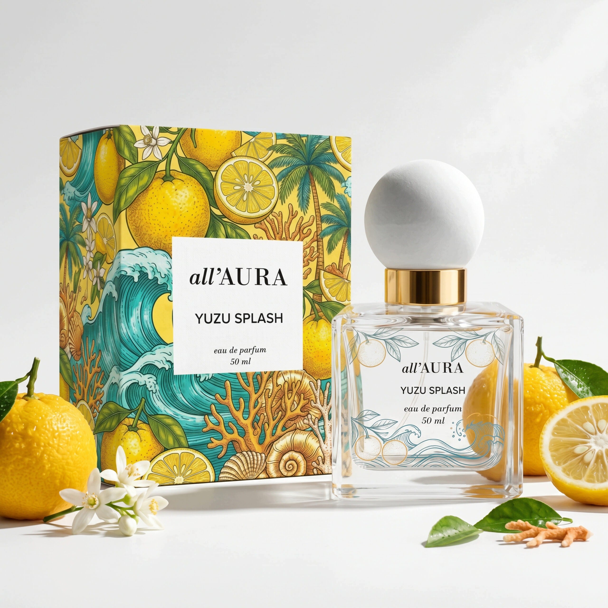 all'AURA Yuzu Splash Perfumed Water 50ml