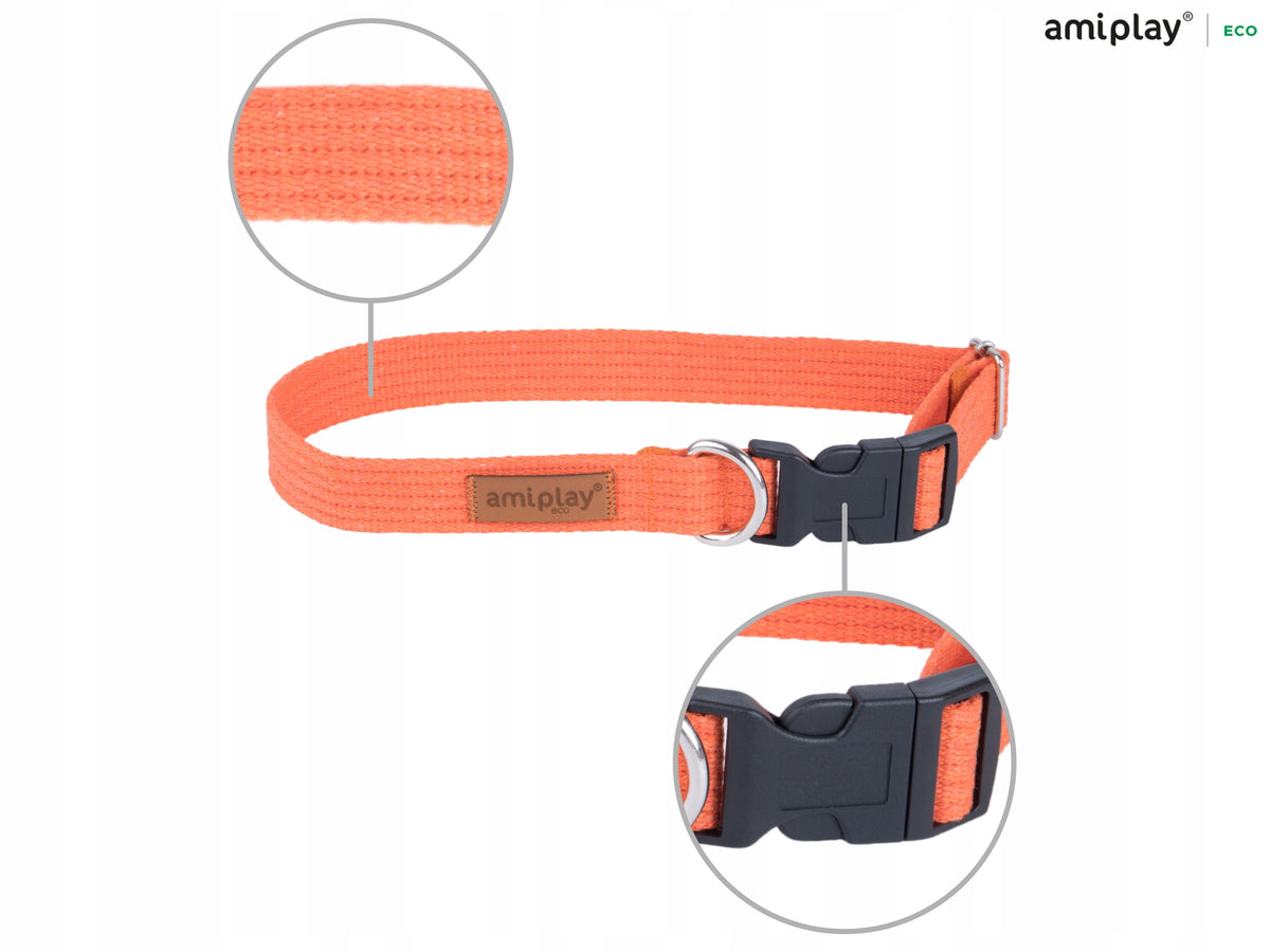 amiplay Adjustable Collar Cotton L Orange Manufacturer code 232068