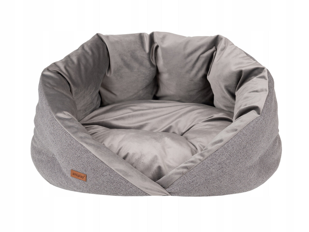 amiplay Bed Cocoon Siena S Grey for Cat