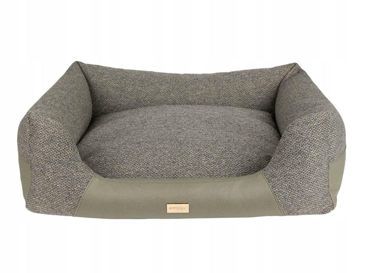 amiplay Bed Milano Sofa L Olive