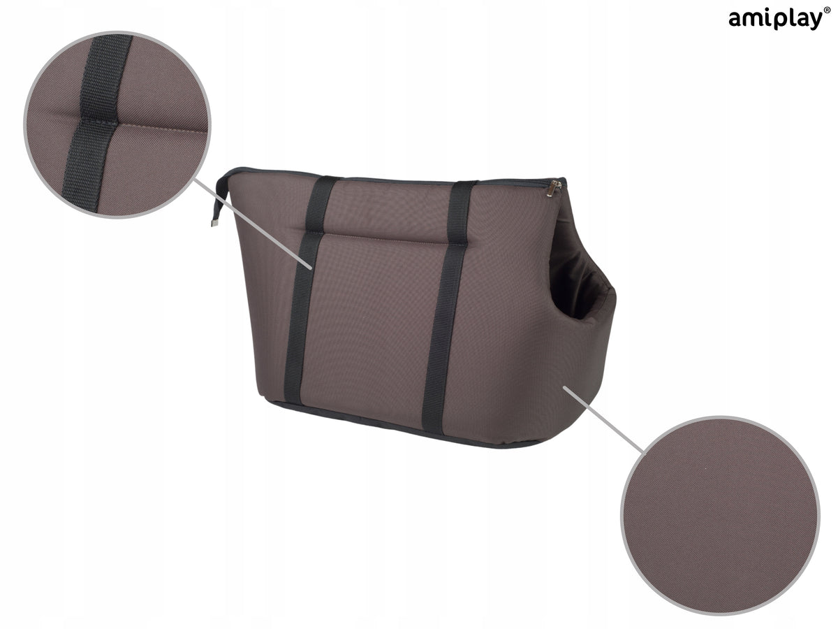 amiplay Cat Carry Bag Basic S Brown Color brown
