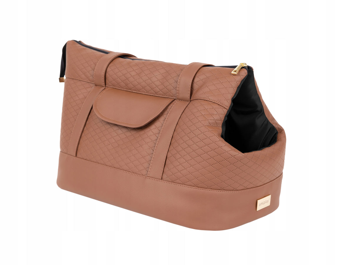 amiplay Cat Carry Bag New York S Brown