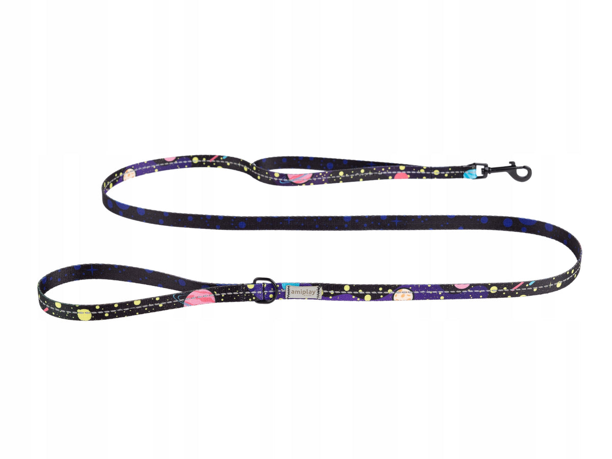 amiplay Classic reflective leash BeSpace 150 cm S Milkyway